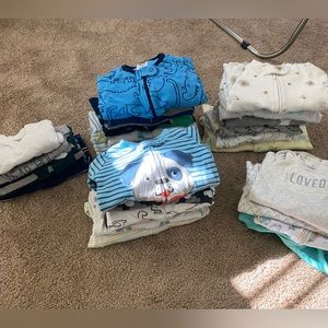 Huge lot of newborn onesies!